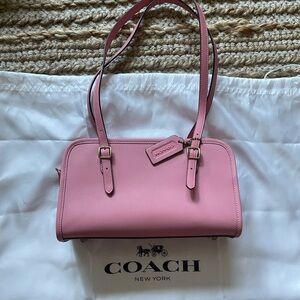 Coach Swing Zip bag, bubblegum pink color